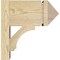 Ekena Millwork Imperial Arts & Crafts Rough Sawn Outlooker, Douglas Fir, 8"W x 14"D x 14"H OUT08X14X14IMP03RDF - alternate 3